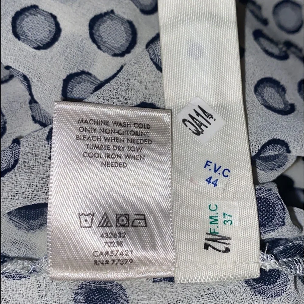 Ann Taylor Polka Dot Blouse - Picture 7 of 10